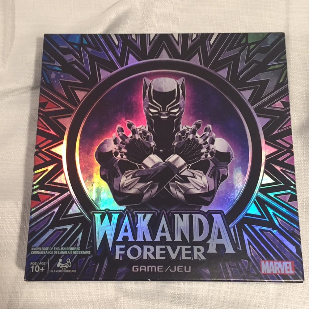 Marvel Wakanda Forever Game/Jeu Ages 10+ NWOT